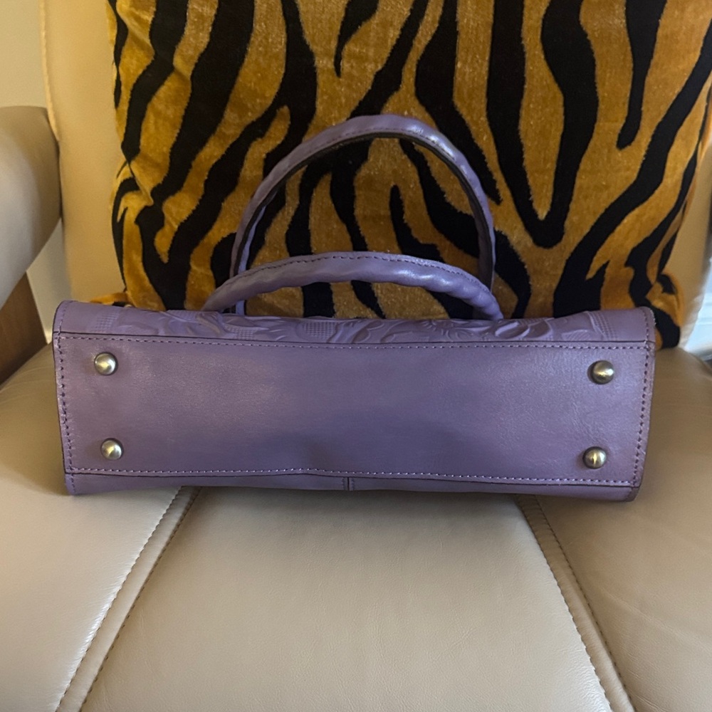 Purple Floral Women Bag - Picture 8 of 8